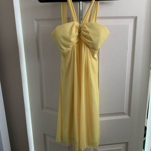 Yellow Homecoming/Wedding Guest Dress